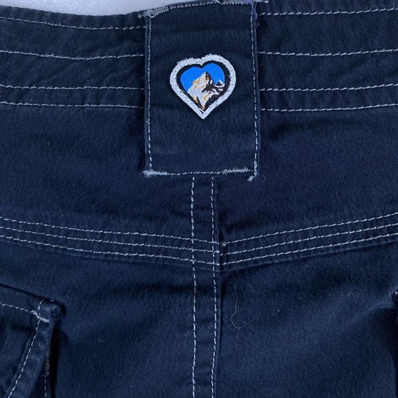 Kuhl Convertible Hiking Pants Women 12 Black Cargo Cotton Nylon Blend - Picture 8 of 13